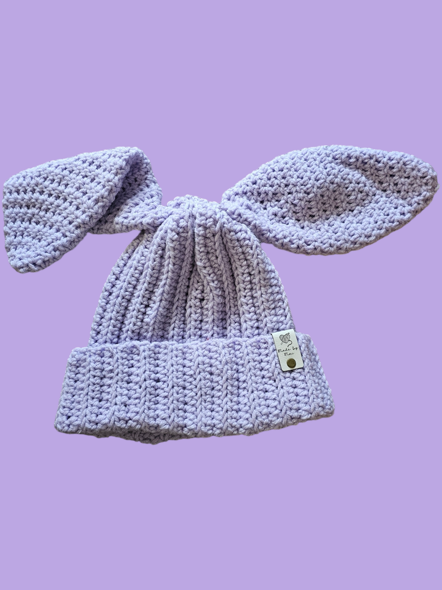 Lilac Bunny Beanie
