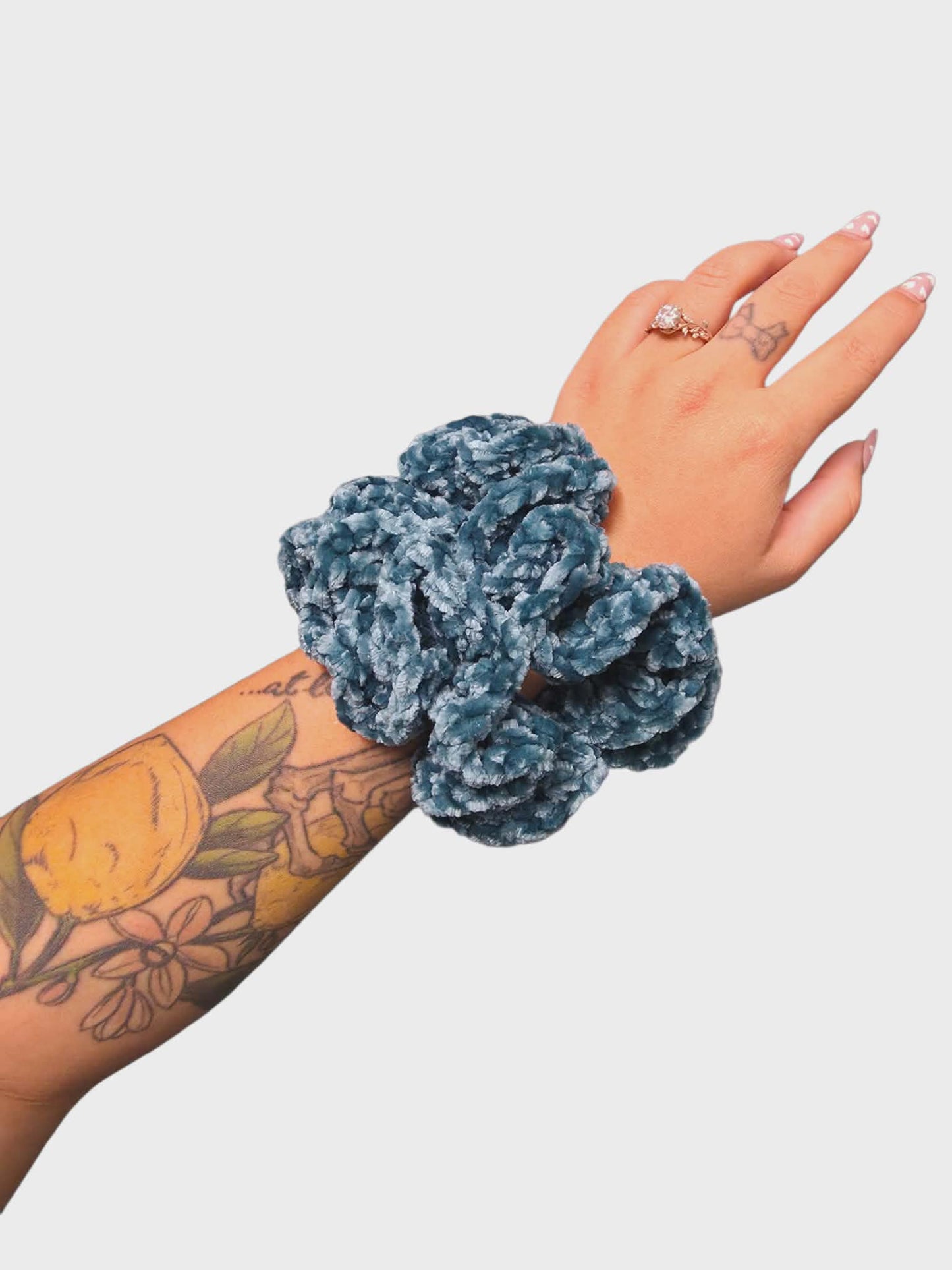 Velveteal Scrunchie