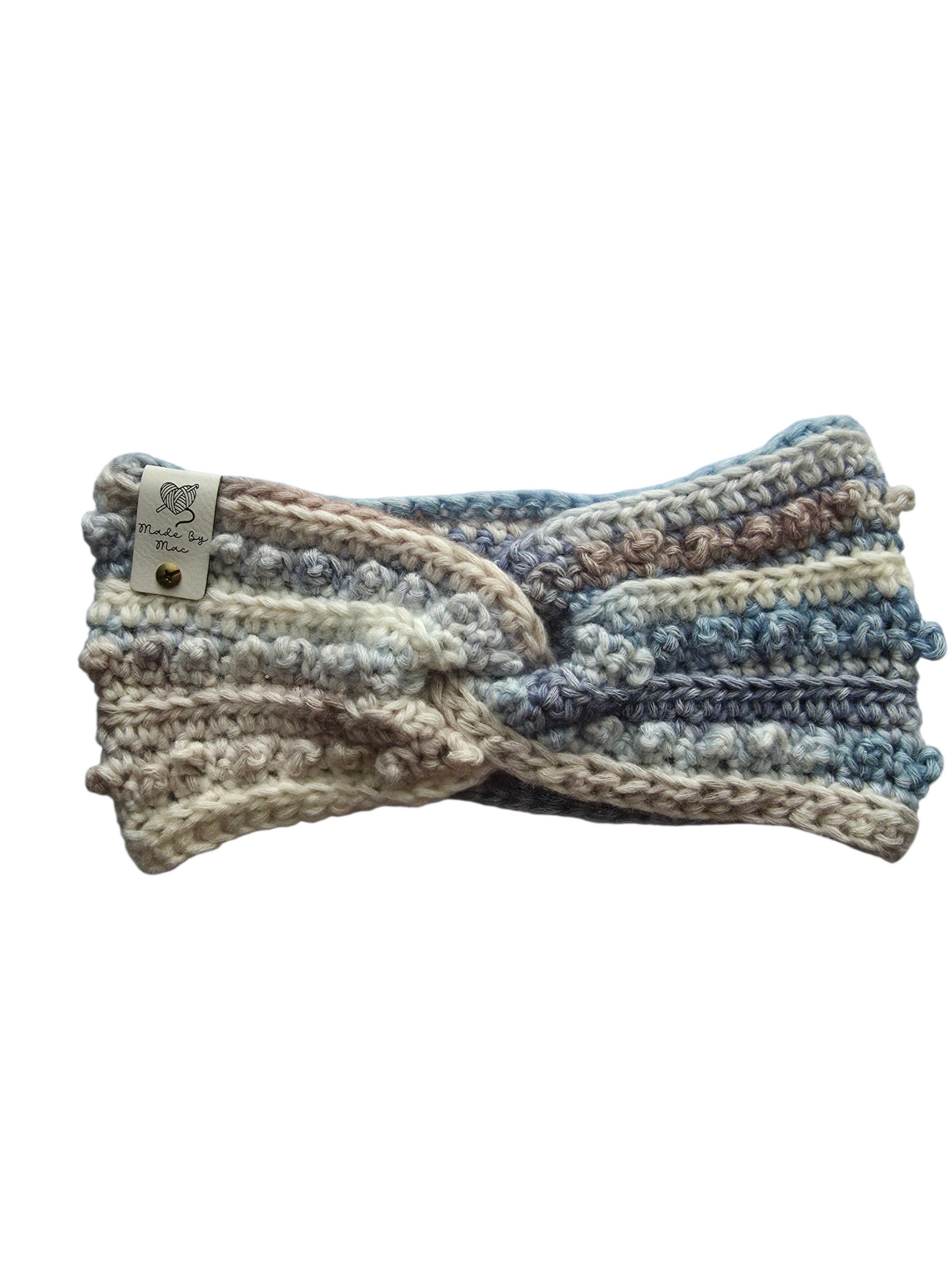 Sea Foam Picot Ear Warmer