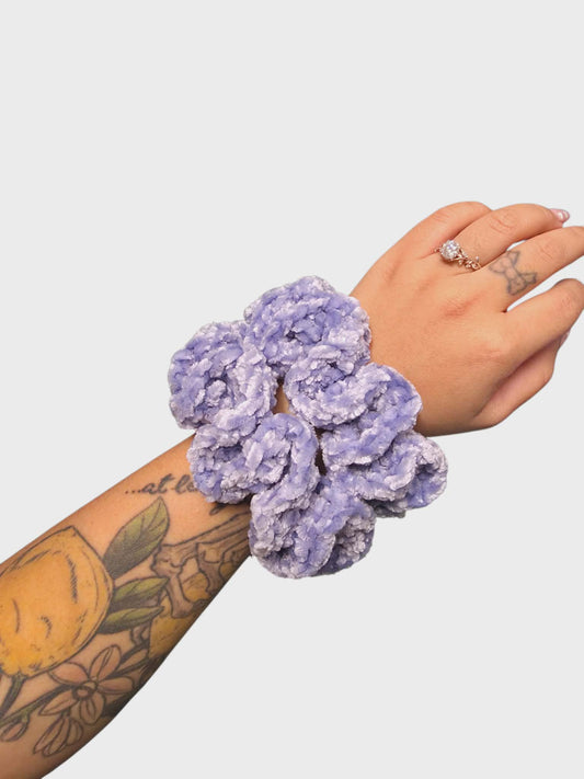 Smokey Blue Scrunchie