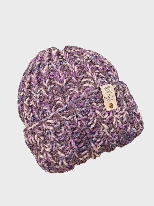Lavender Glow Chunky Beanie