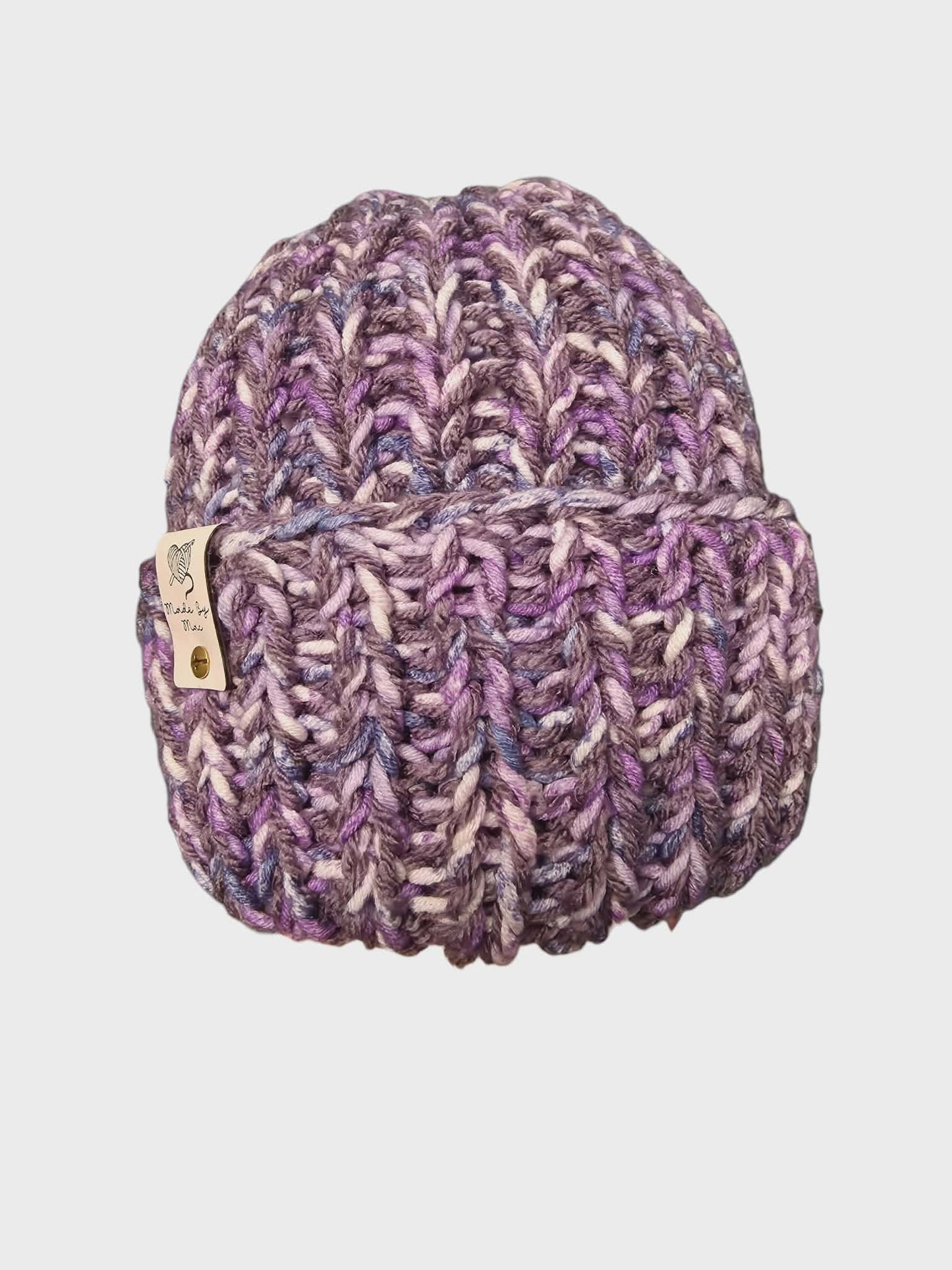 Lavender Glow Chunky Beanie