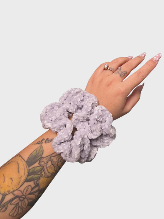 Softened Blue Scrunchie