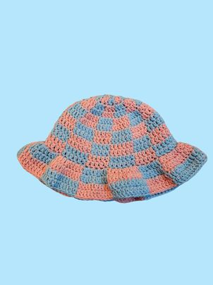 Milk Cotton Bubble Gum Bucket Hat