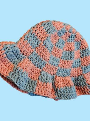 Milk Cotton Bubble Gum Bucket Hat
