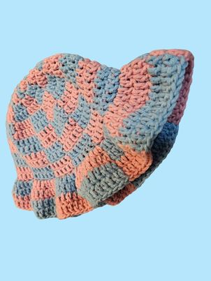 Milk Cotton Bubble Gum Bucket Hat