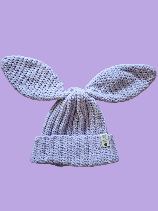 Lilac Bunny Beanie