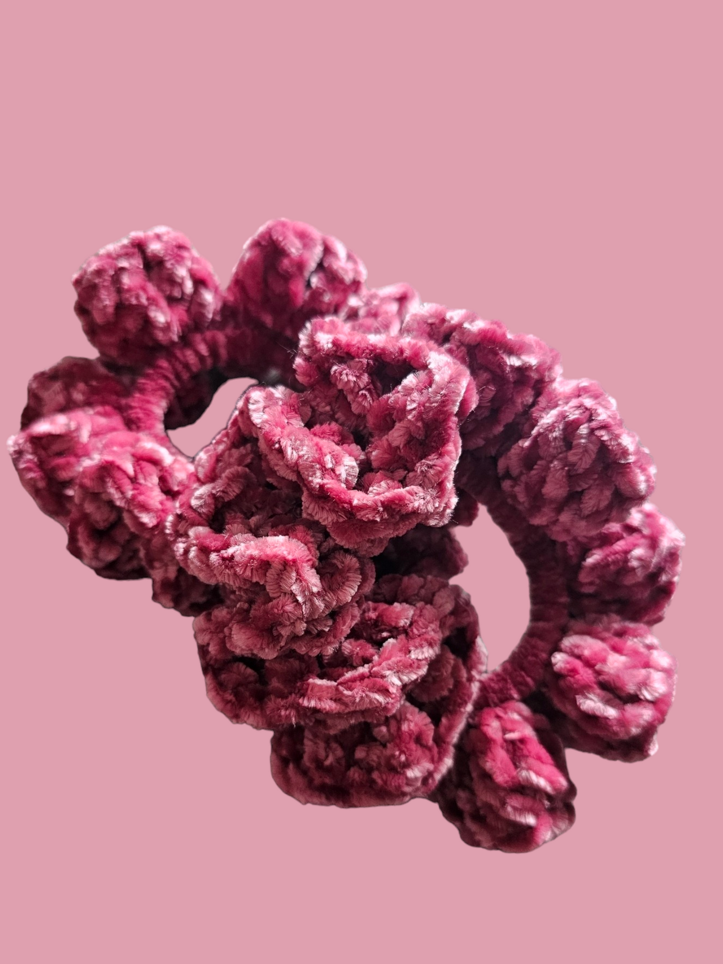 Pomegranate Velvet Scrunchie