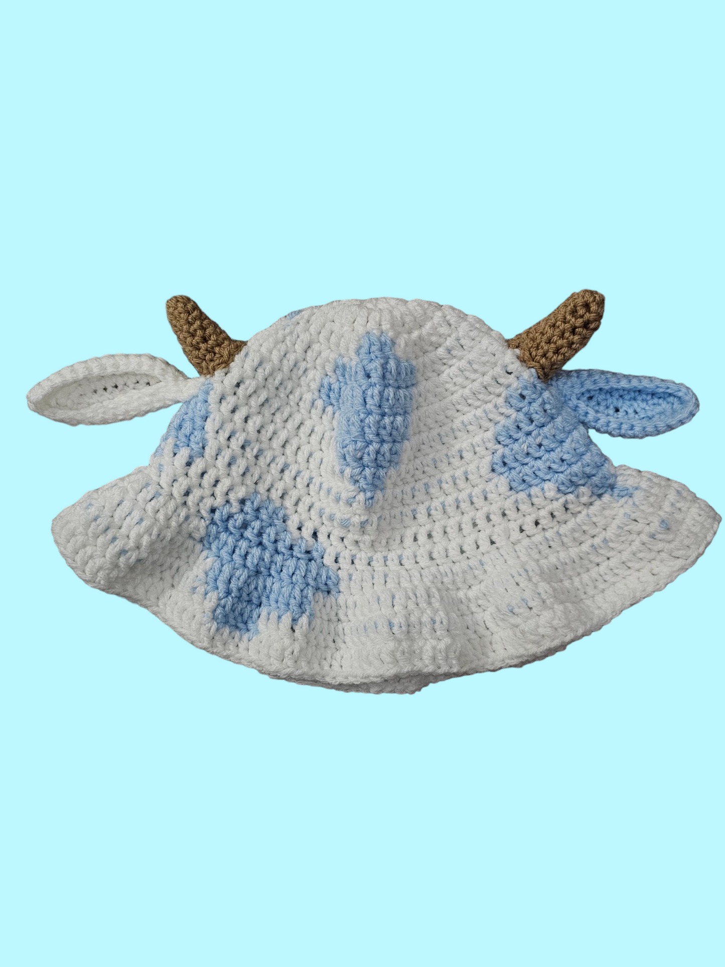 Baby Blue Cow Bucket Hat
