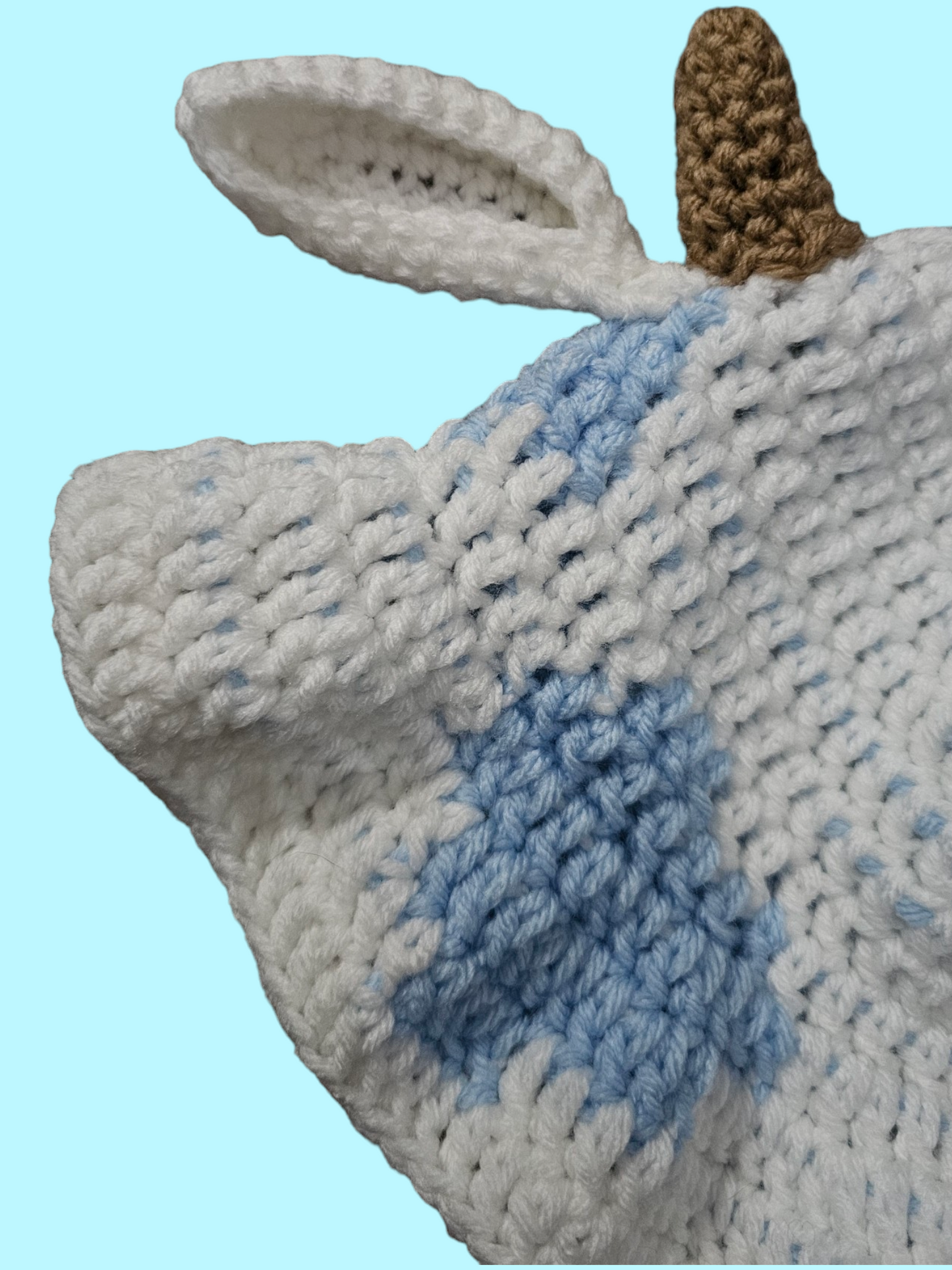 Baby Blue Cow Bucket Hat