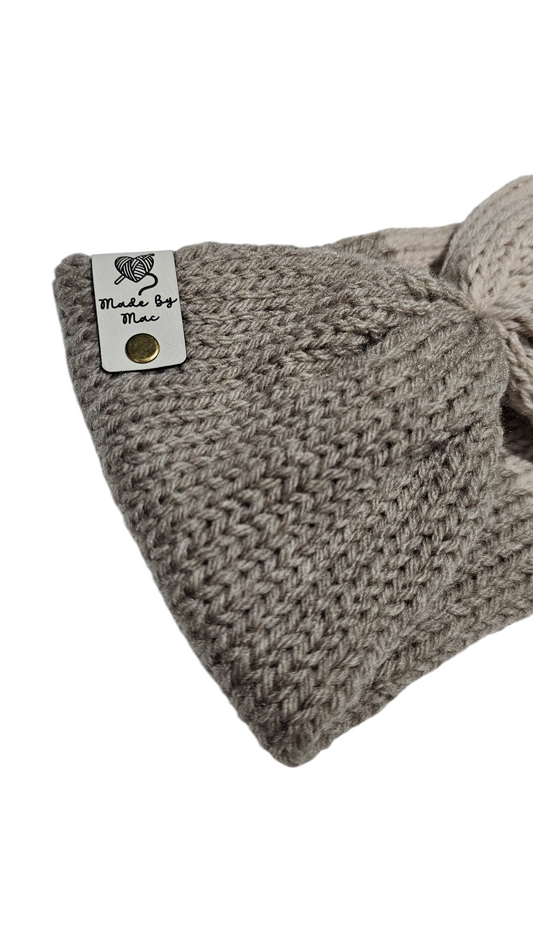 Antler Oatmeal Ear Warmer