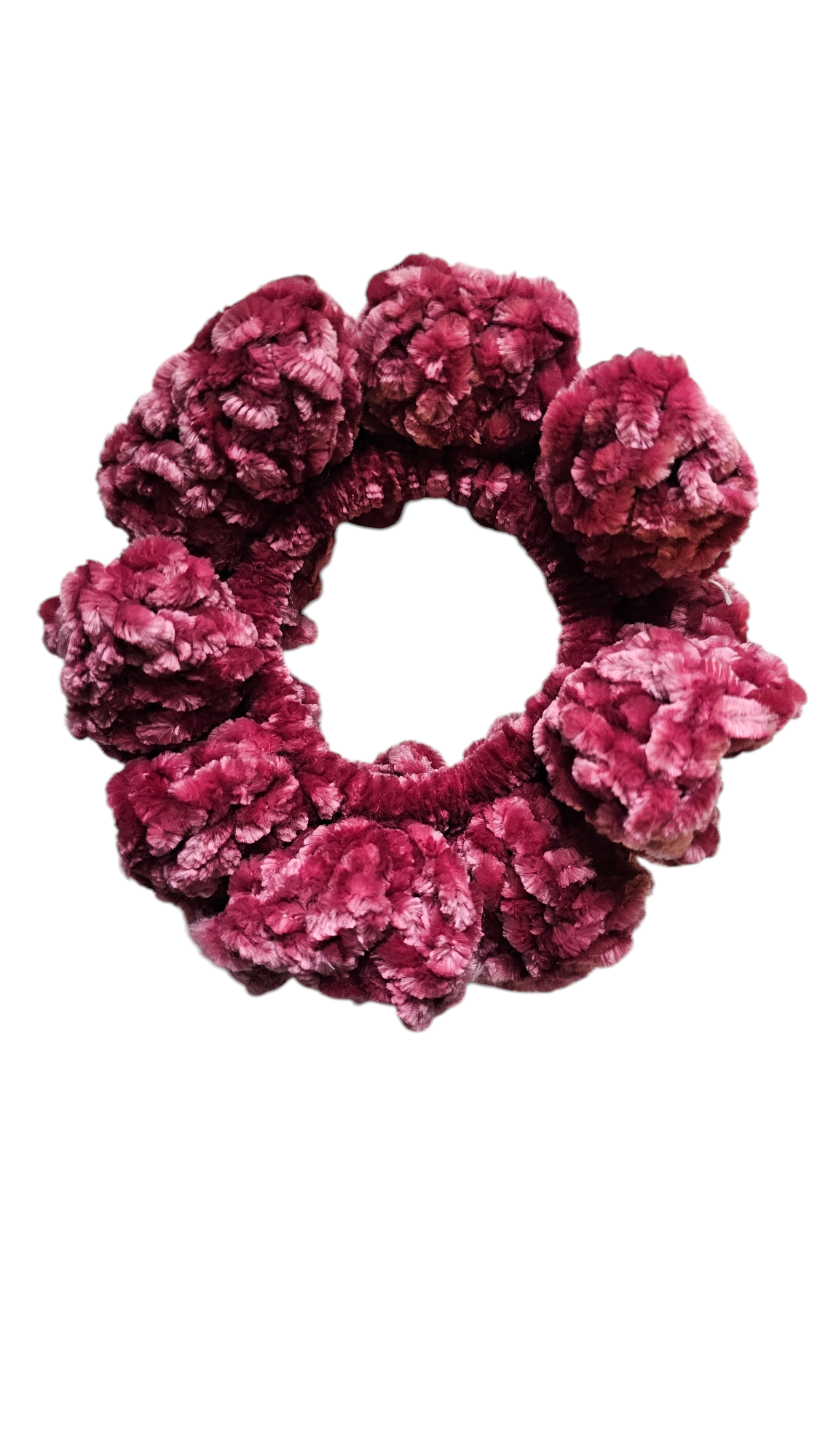 Pomegranate Velvet Scrunchie