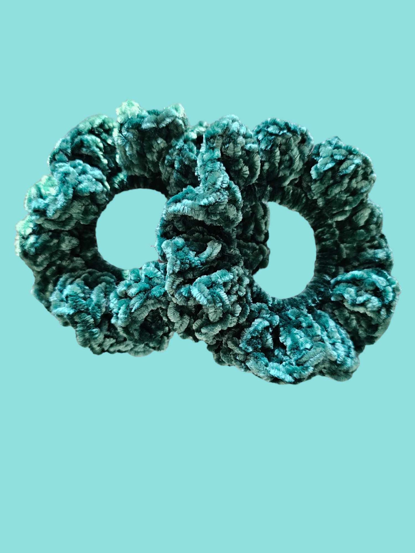 Pine Velvet Scrunchie