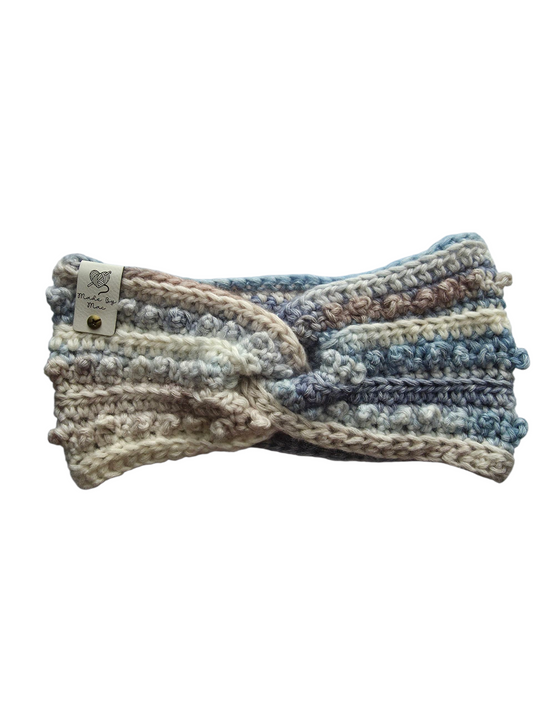Sea Foam Picot Ear Warmer