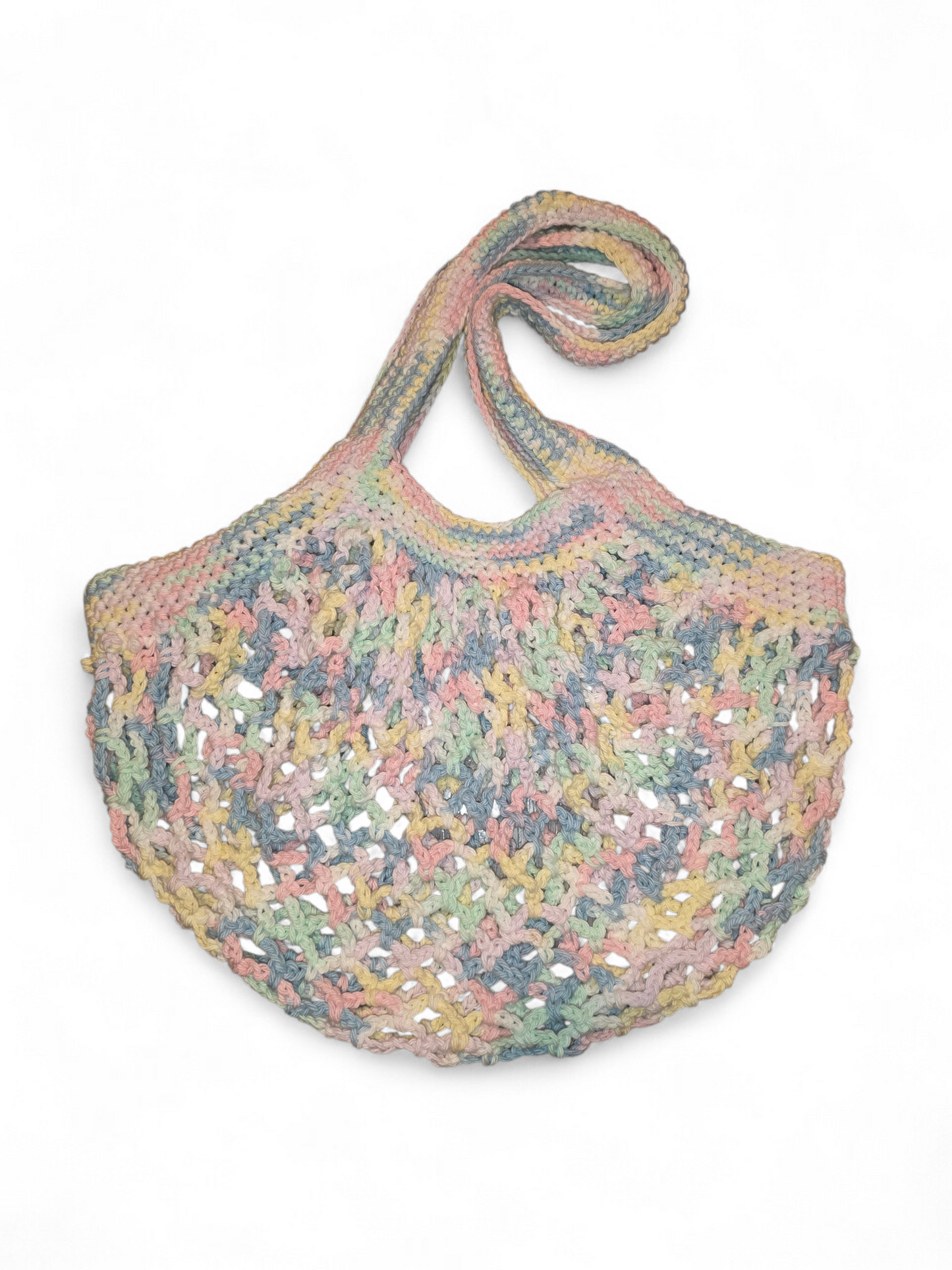 Pastel Mesh Market Bag