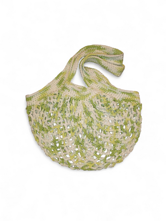 Key Lime Mesh Market Bag