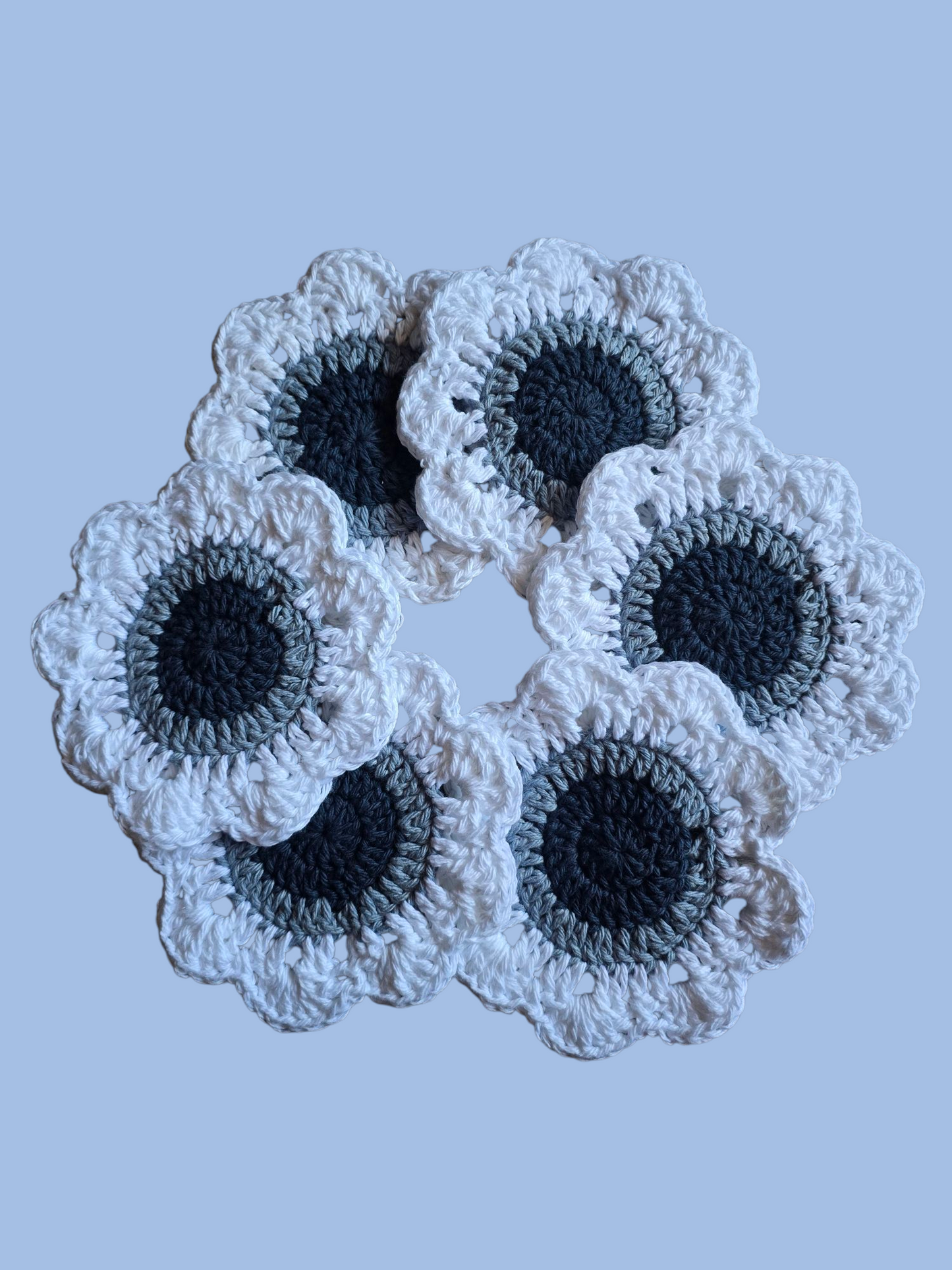 Denim Flower Coasters